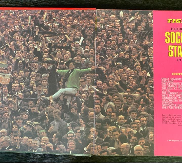 Tiger Book Of Soccer Stars 1971 表紙ハイバリー
