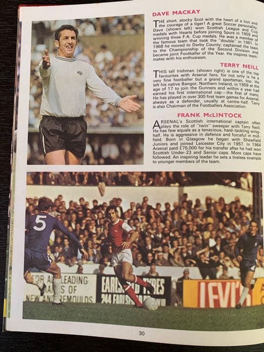 Tiger Book Of Soccer Stars 1971 表紙ハイバリー