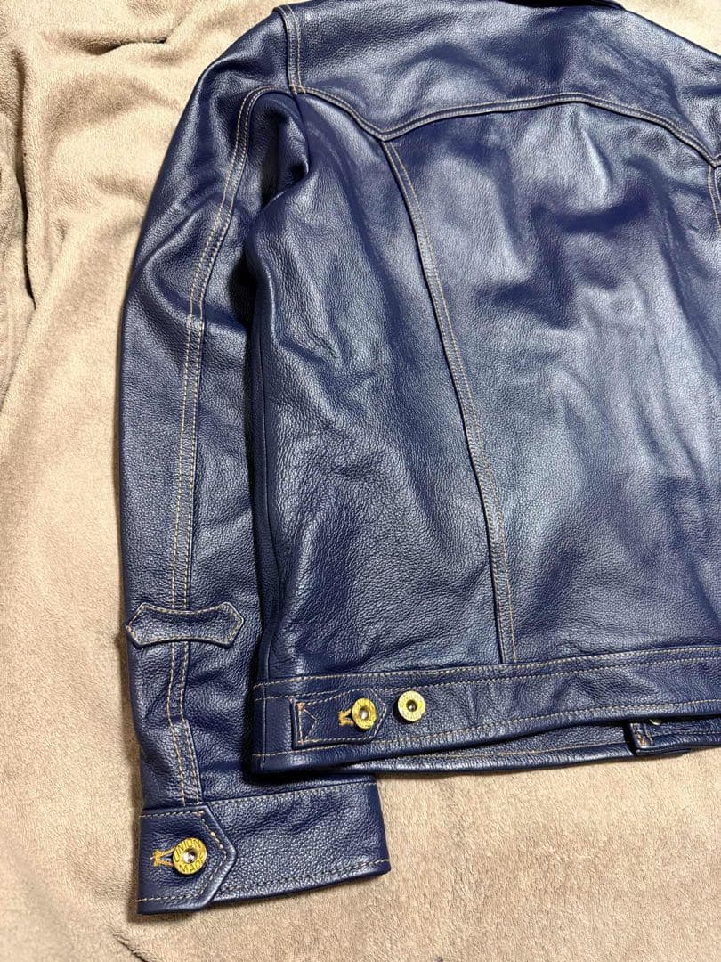 未使用 URBAN BARON 牛革 レザーGジャン レザージャケット 美品