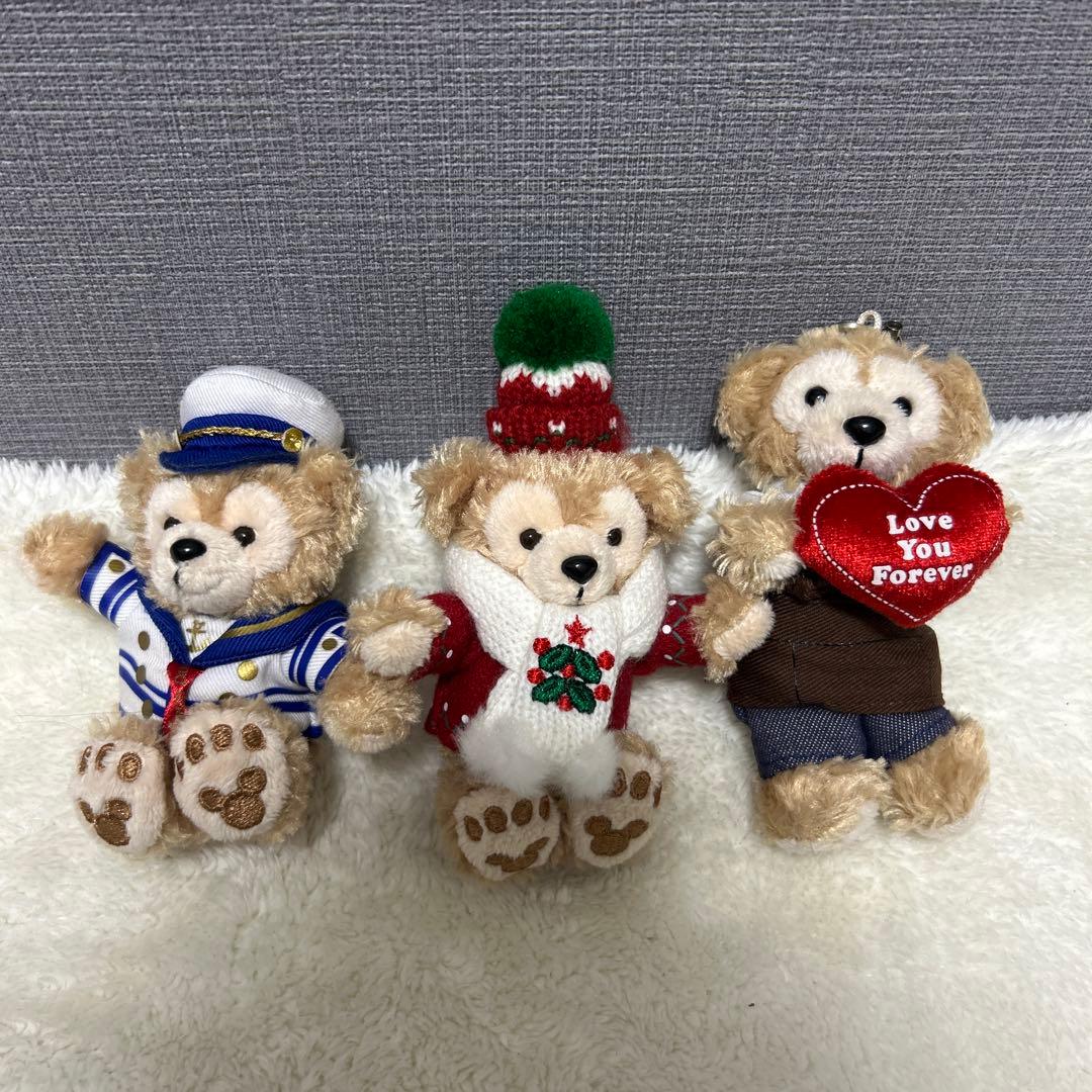 ダッフィー フレンズ ディズニーぬいぐるみ キーホルダー セット