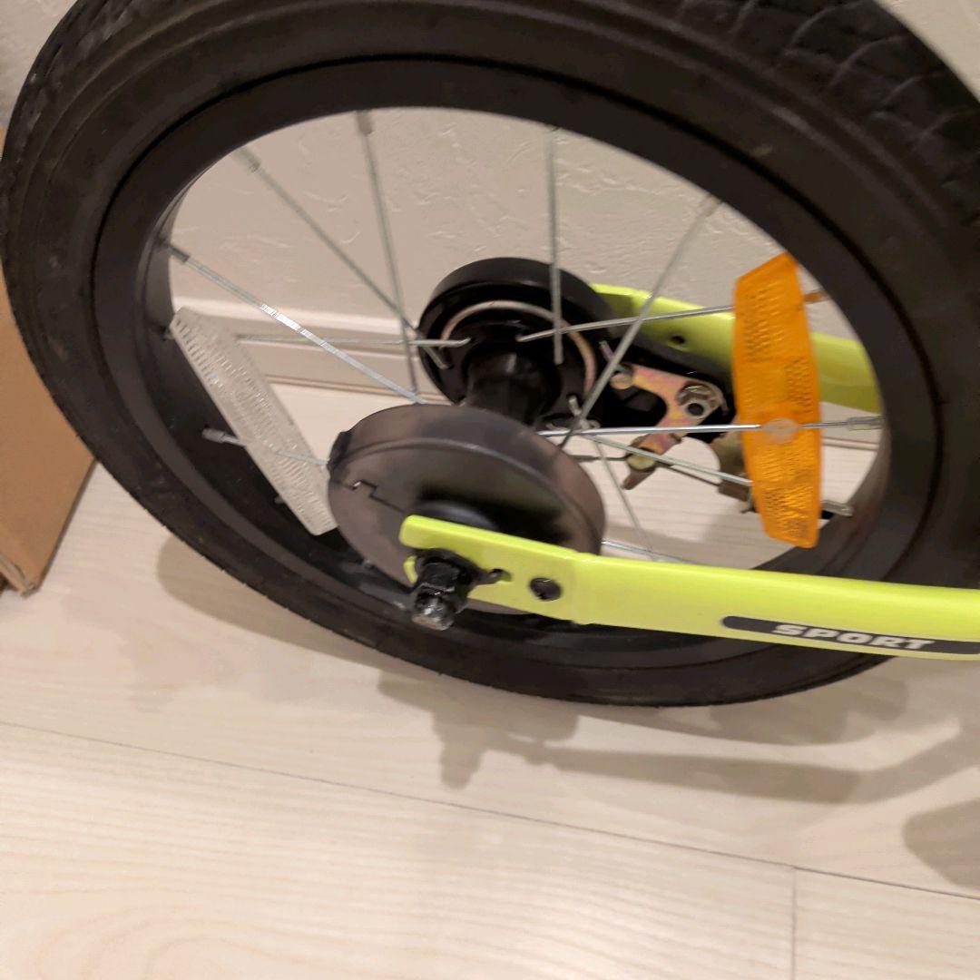 美品 ストライダー限定色 STRIDER 14X ライムイエロー 幼児自転車