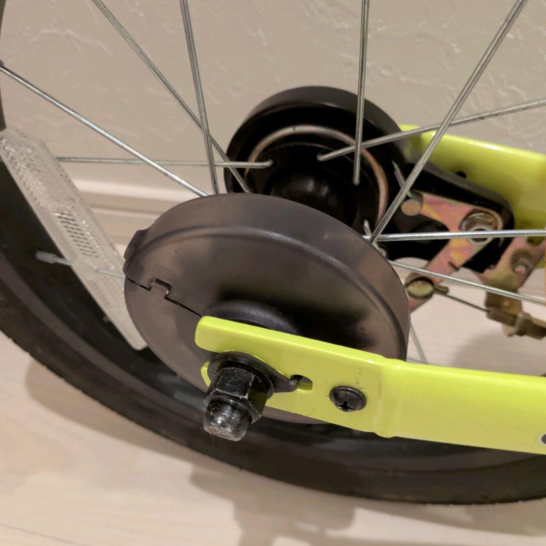 美品 ストライダー限定色 STRIDER 14X ライムイエロー 幼児自転車