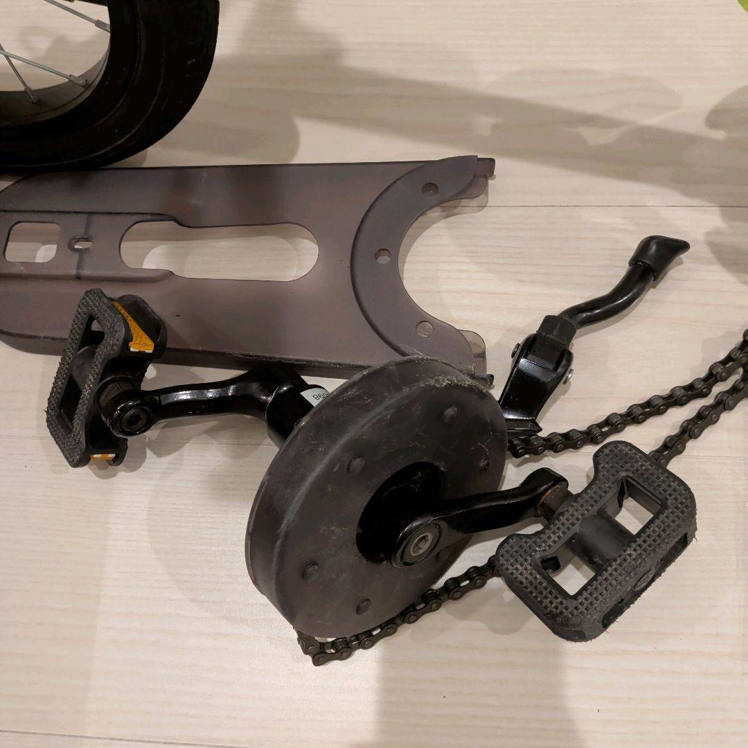 美品 ストライダー限定色 STRIDER 14X ライムイエロー 幼児自転車