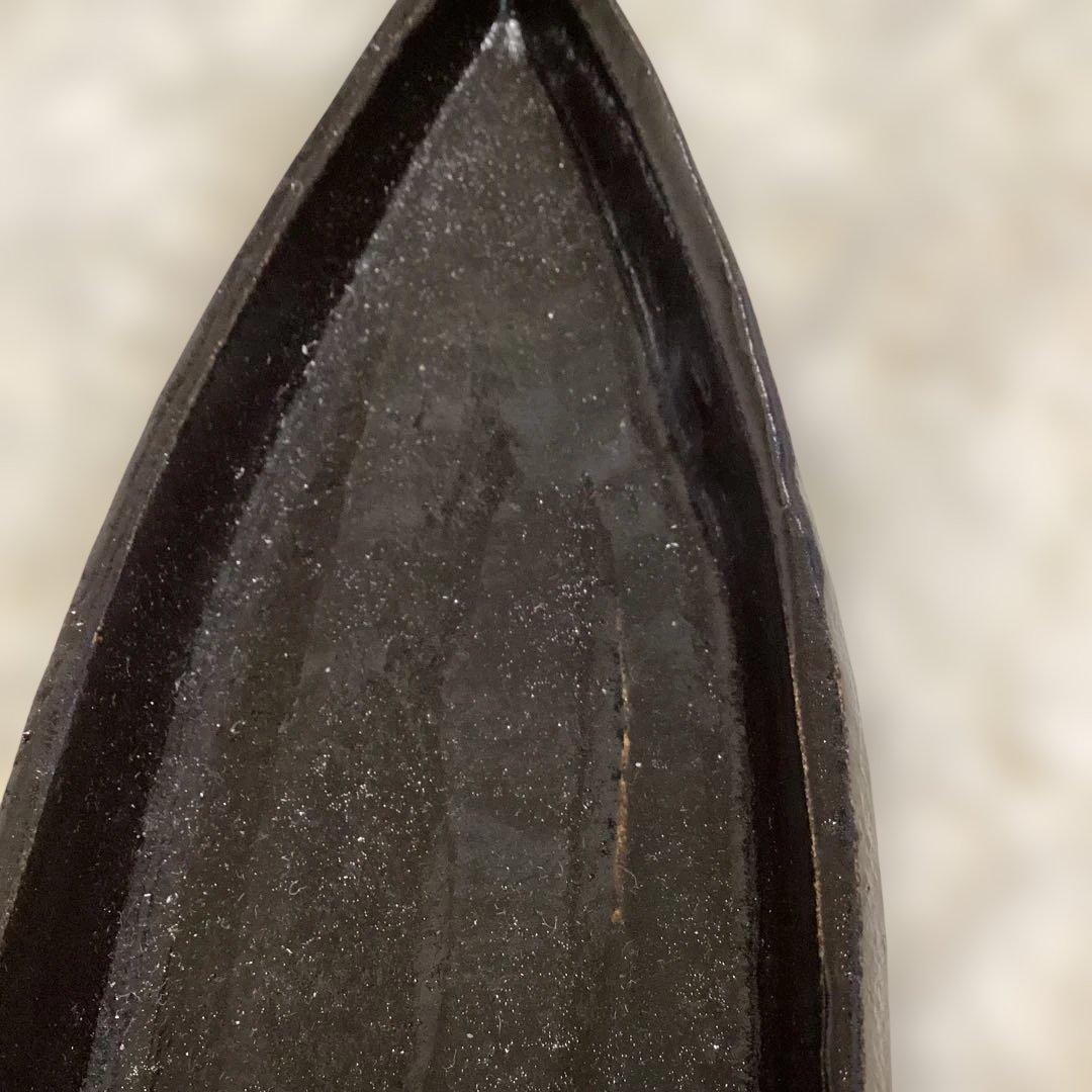 黒釉舟形向付　前菜皿　10客　新品未使用