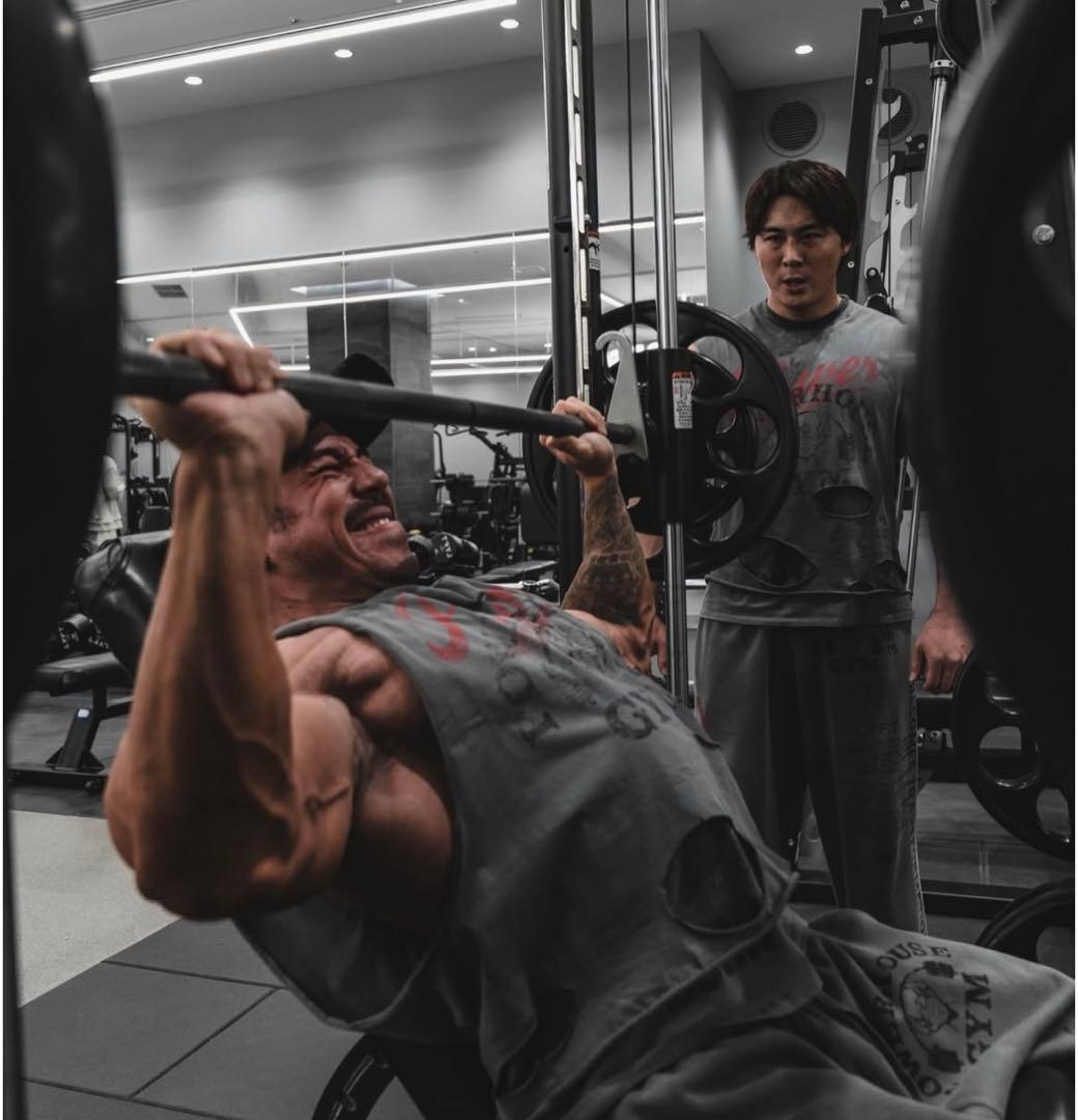 LÝFT × POWER HOUSE GYM ビンテージTシャツ　ブラック XL