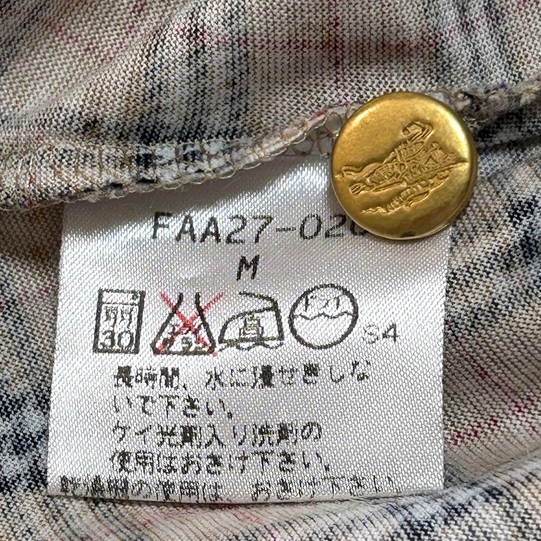 バーバリーズ ポロシャツ ノバチェック ホース刺繍 ヴィンテージ ベージュ M