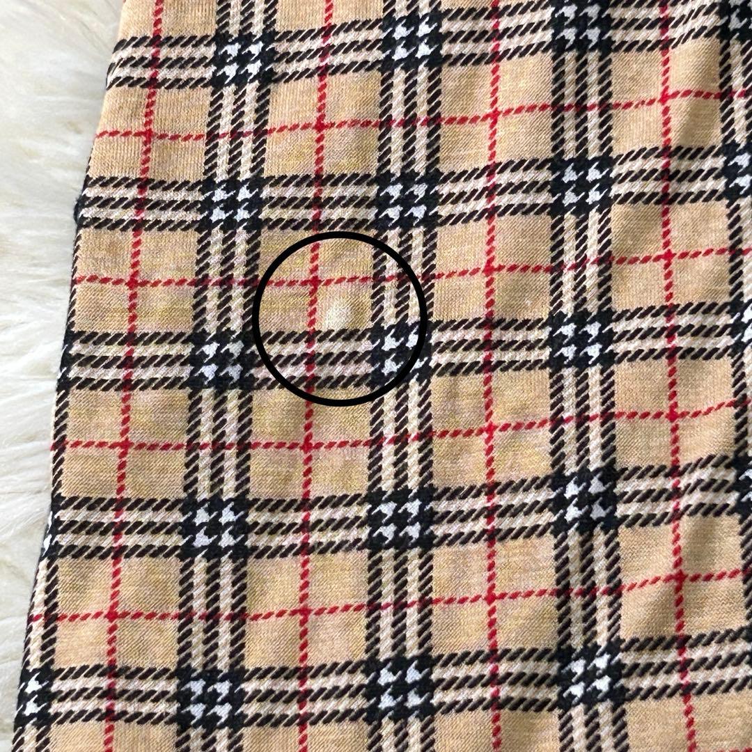 バーバリーズ ポロシャツ ノバチェック ホース刺繍 ヴィンテージ ベージュ M