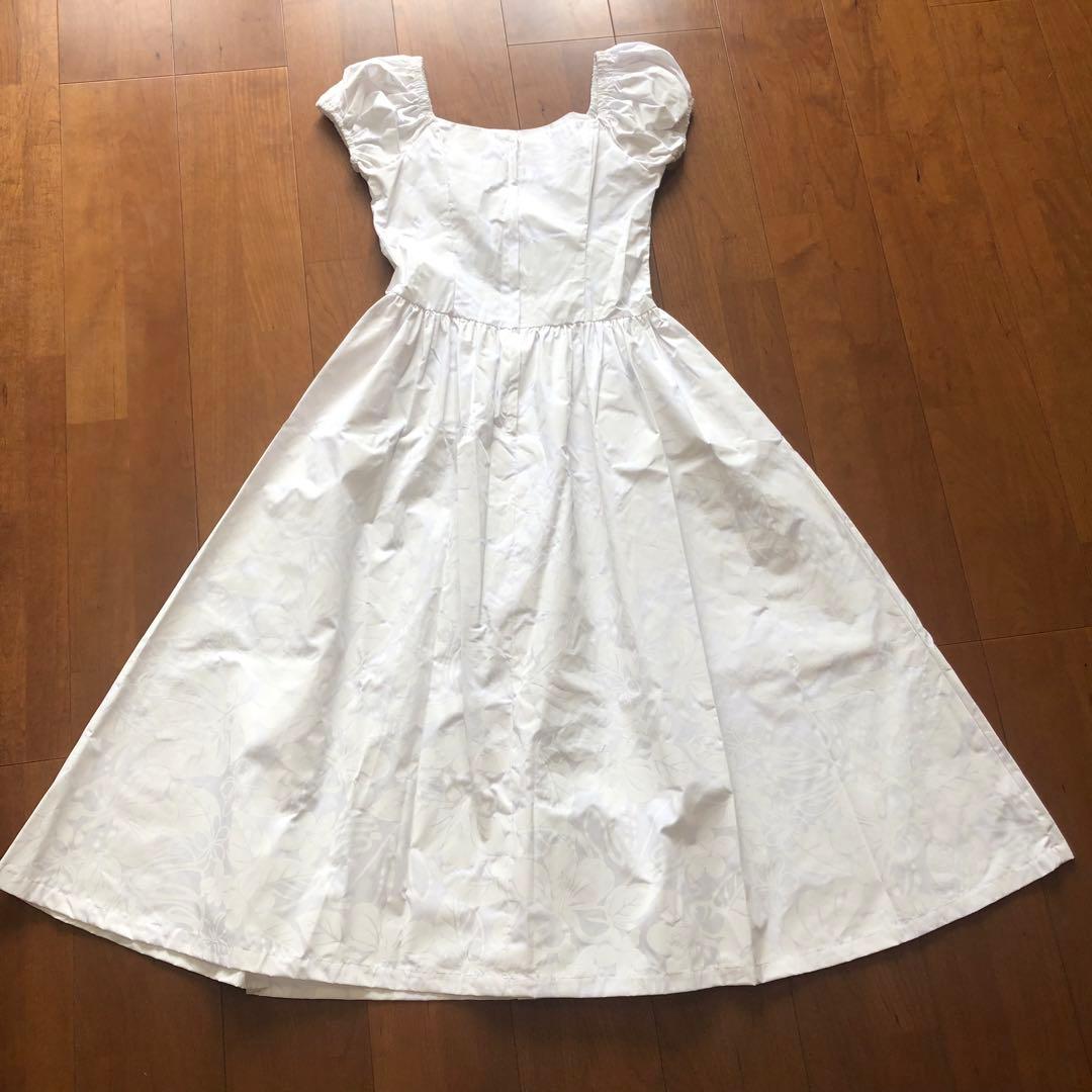 Torch Ginger ホワイトドレス　フラダンス　白