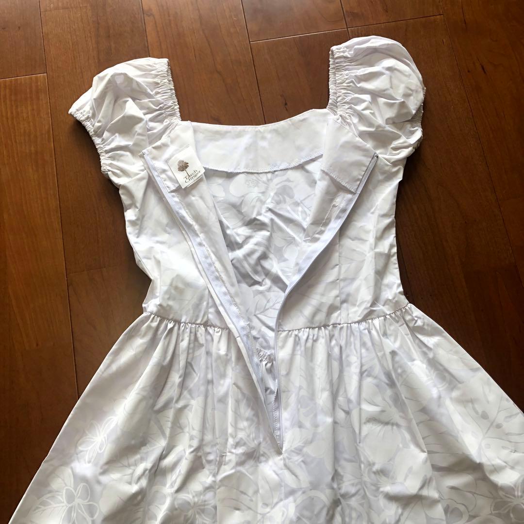 Torch Ginger ホワイトドレス　フラダンス　白