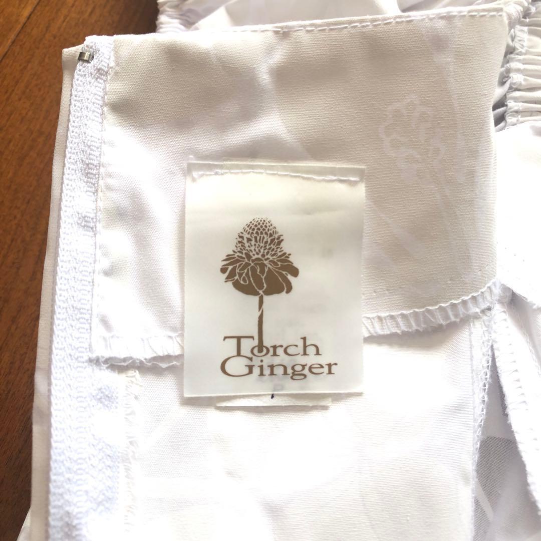 Torch Ginger ホワイトドレス　フラダンス　白