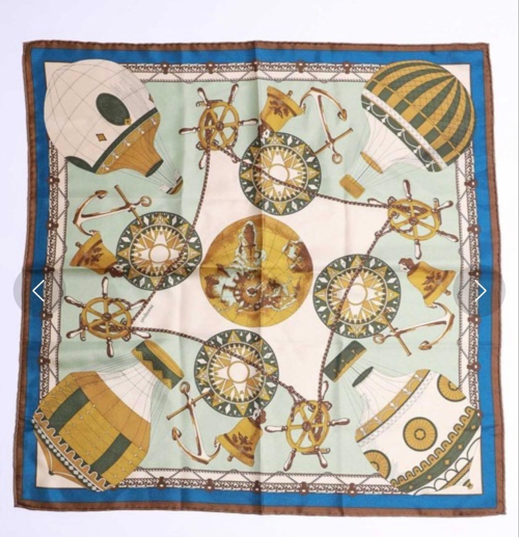 【未使用】 manipuri シルク100% スカーフ