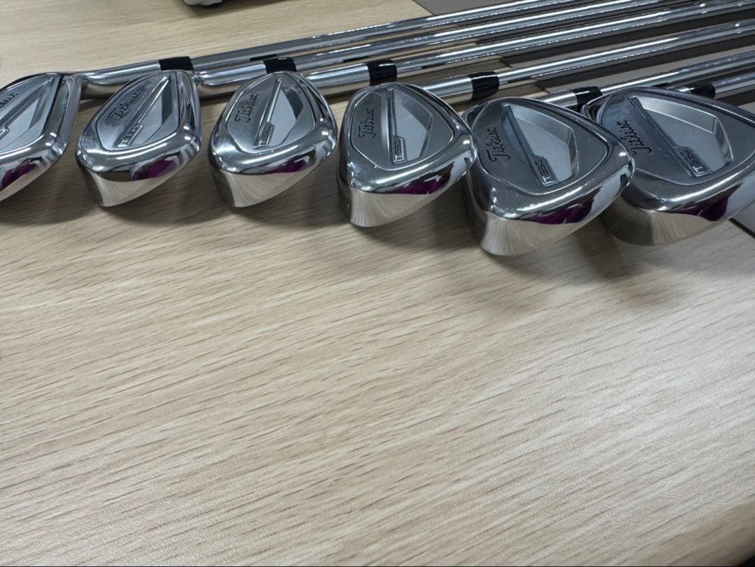 タイトリストＴ350アイアン880AMC Ｓシャフト6本セット　中古