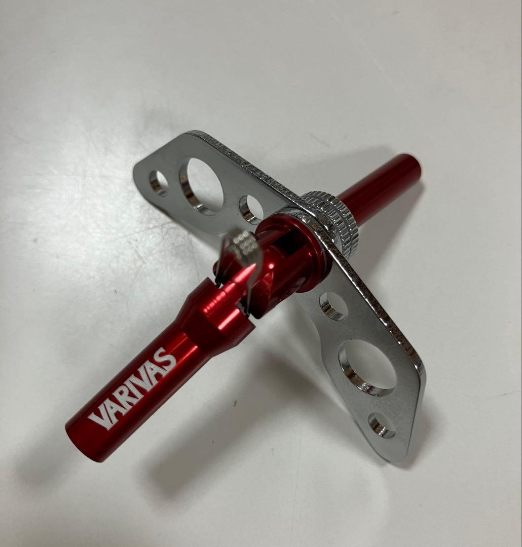 美品 ワカサギ電動リール VARIVAS 可変ソケット ブラック.レッド 2本