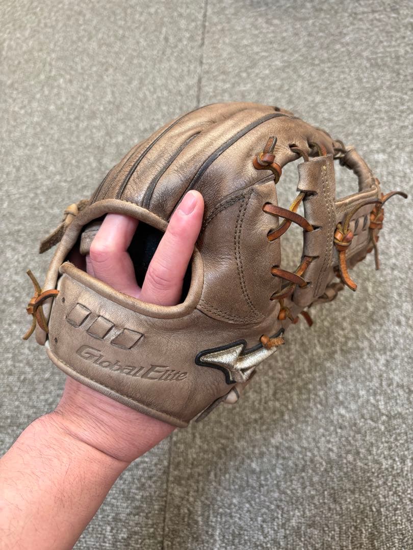 け*ん様 ミズノ グローバルエリート 硬式グローブ 内野手用