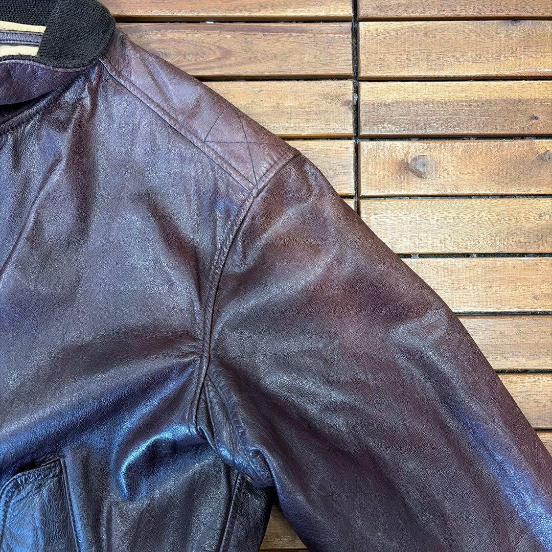 80s CHEVIGNON シェビニオン A-2 フライトジャケット