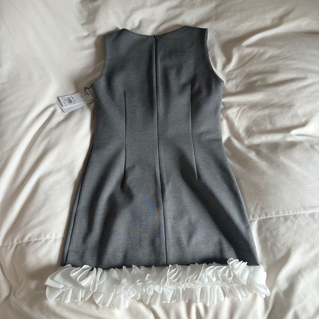 【未着用タグ付】SNIDEL USAGI ONLINE限定 ヘムフリルワンピース