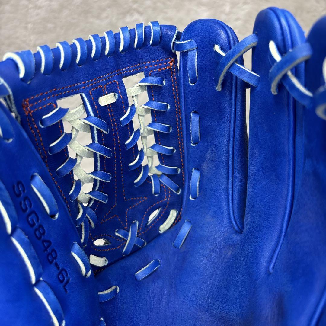 SSK 軟式グローブ　オールラウンド　野球　super soft 一般用　ブルー