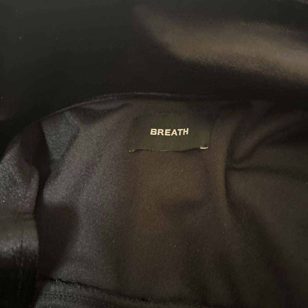 BREATH ブラック ベロアジャケット、パンツ