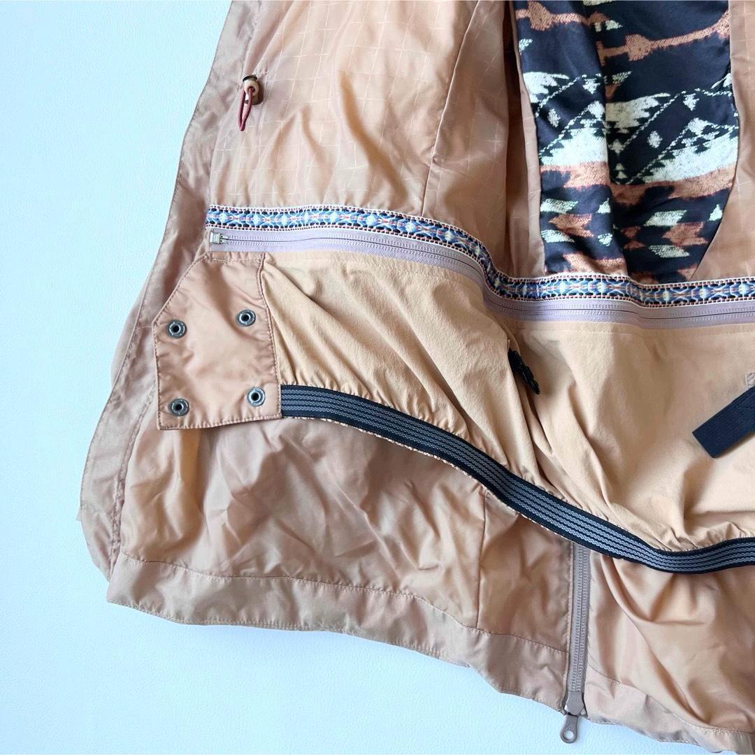 4922 バートン　ジャケット ゴアテックス　ファー付き ピンクベージュ　M