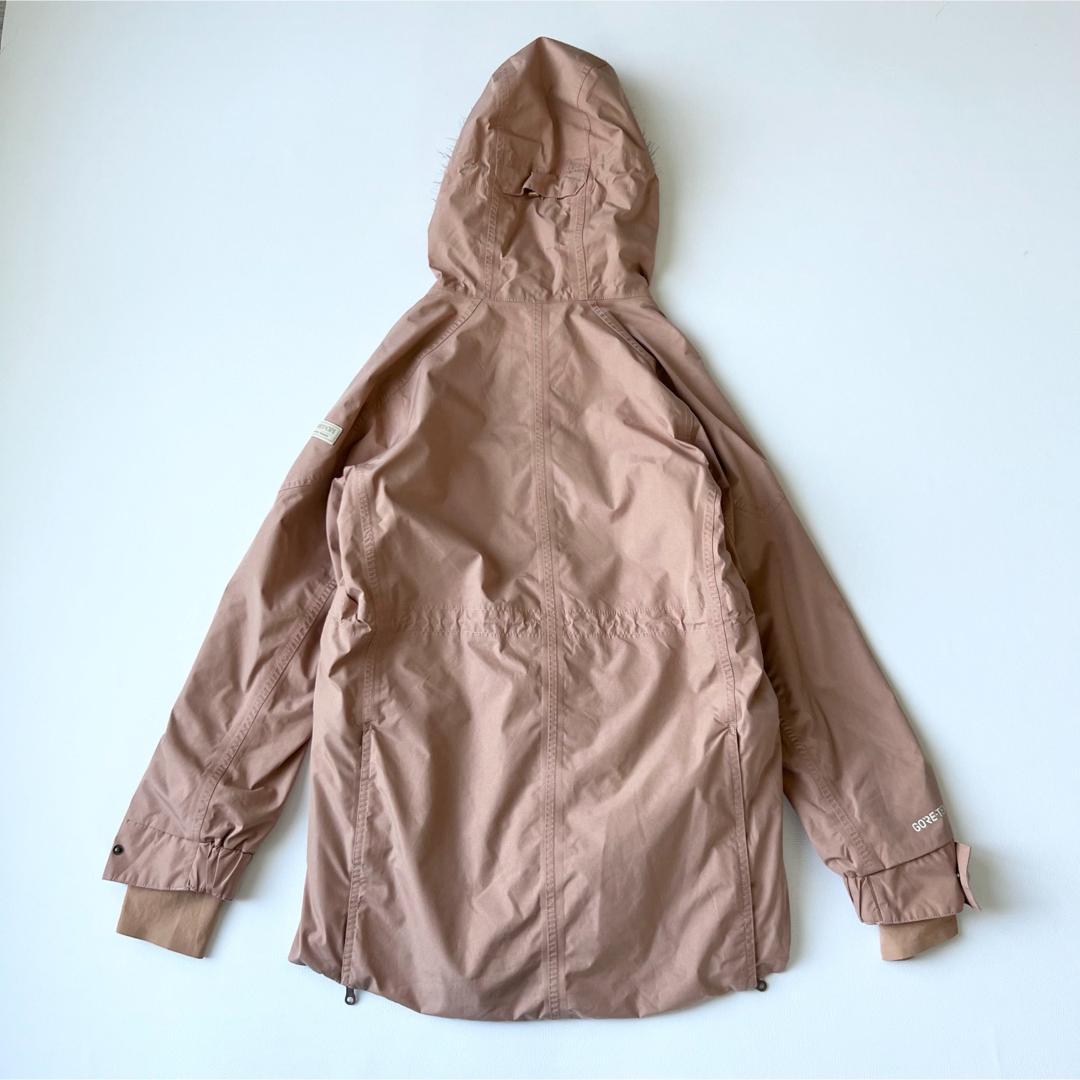 4922 バートン　ジャケット ゴアテックス　ファー付き ピンクベージュ　M