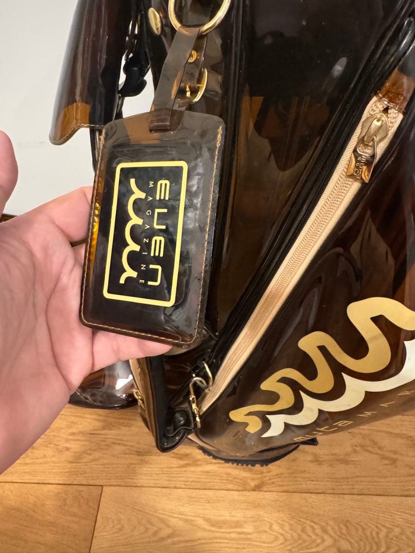 EVEN ×MUTA MARIINE コラボブラウンキャディバッグ　ムータマリン