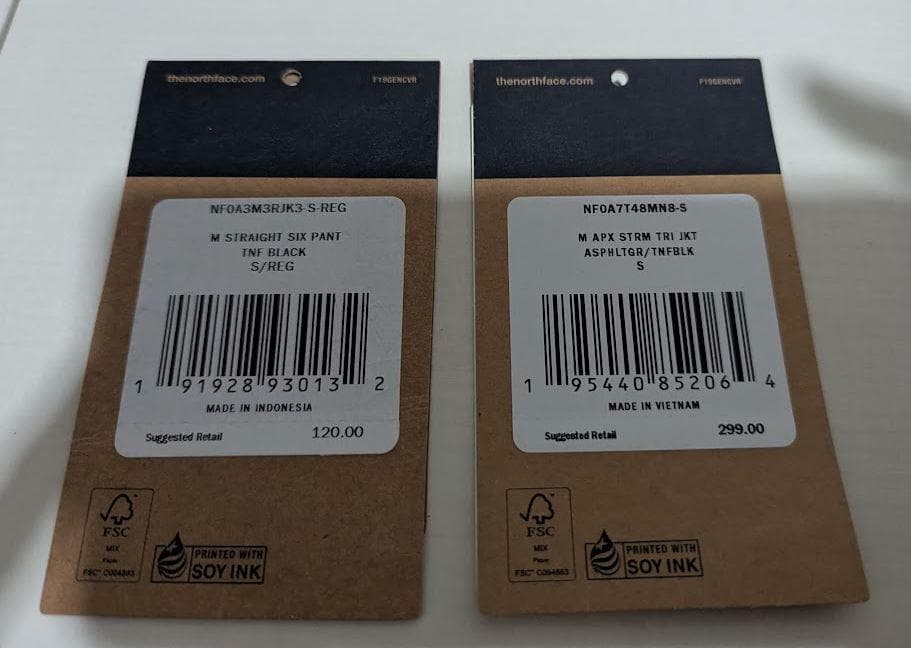 ノースフェイス スノーボードウェアー 上下セット US-S 海外正規品 スキー