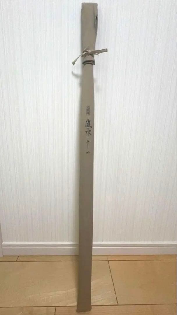 美品 SHIMANOシマノ 朱紋峰 嵐水 14尺 ヘラブナ ヘラ竿 和竿 竹竿