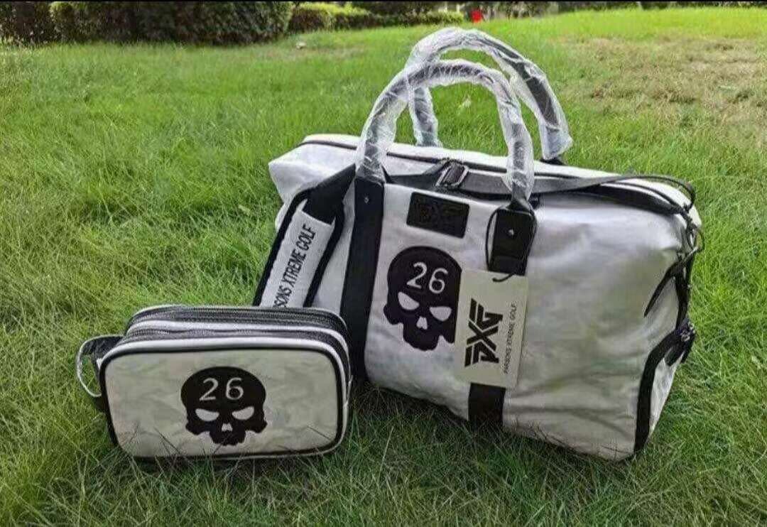 PXG ボストンシューズバッグ&ラウンドバッグ 2点セット