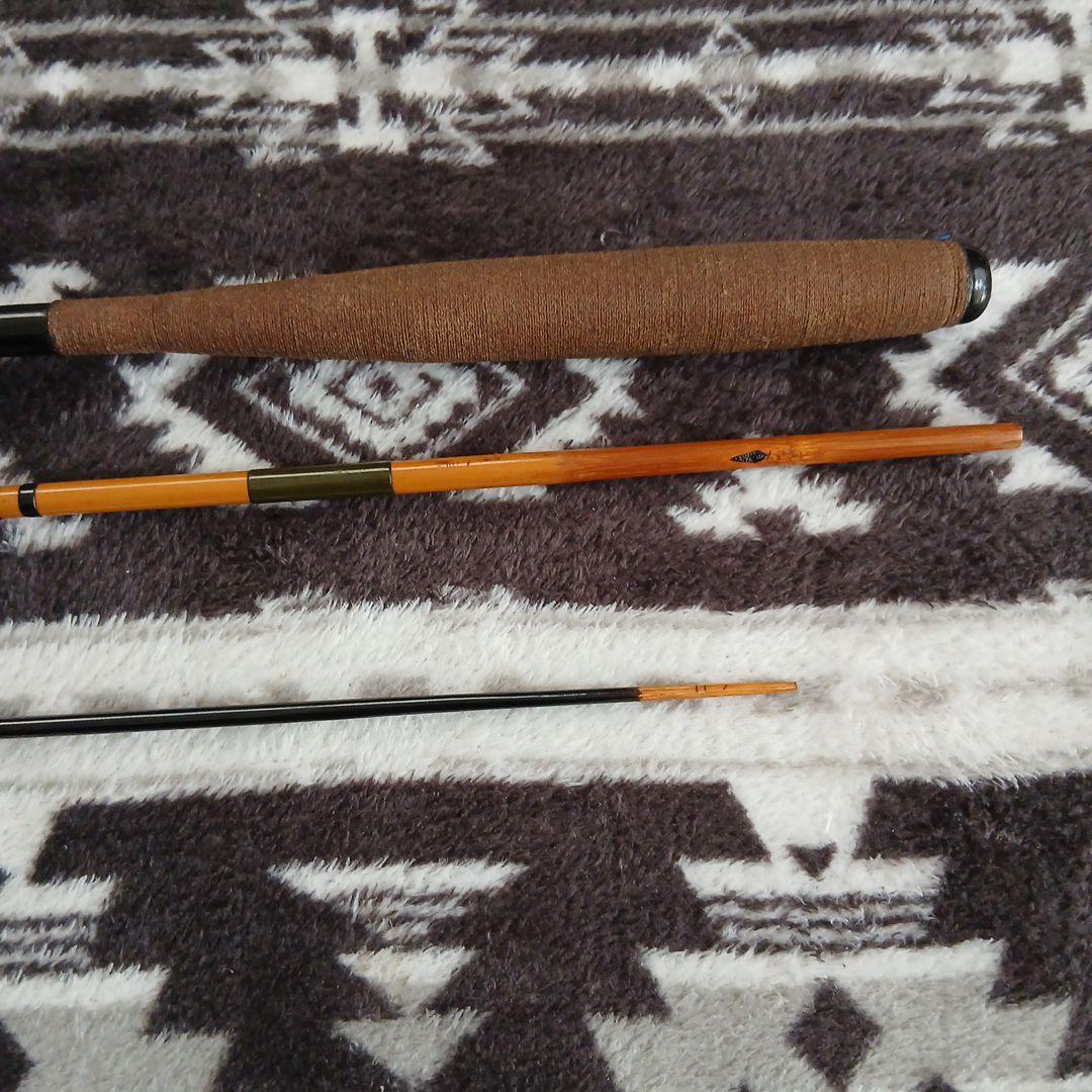 ヘラブナ竿 竹製 約3.6m コルクグリップ