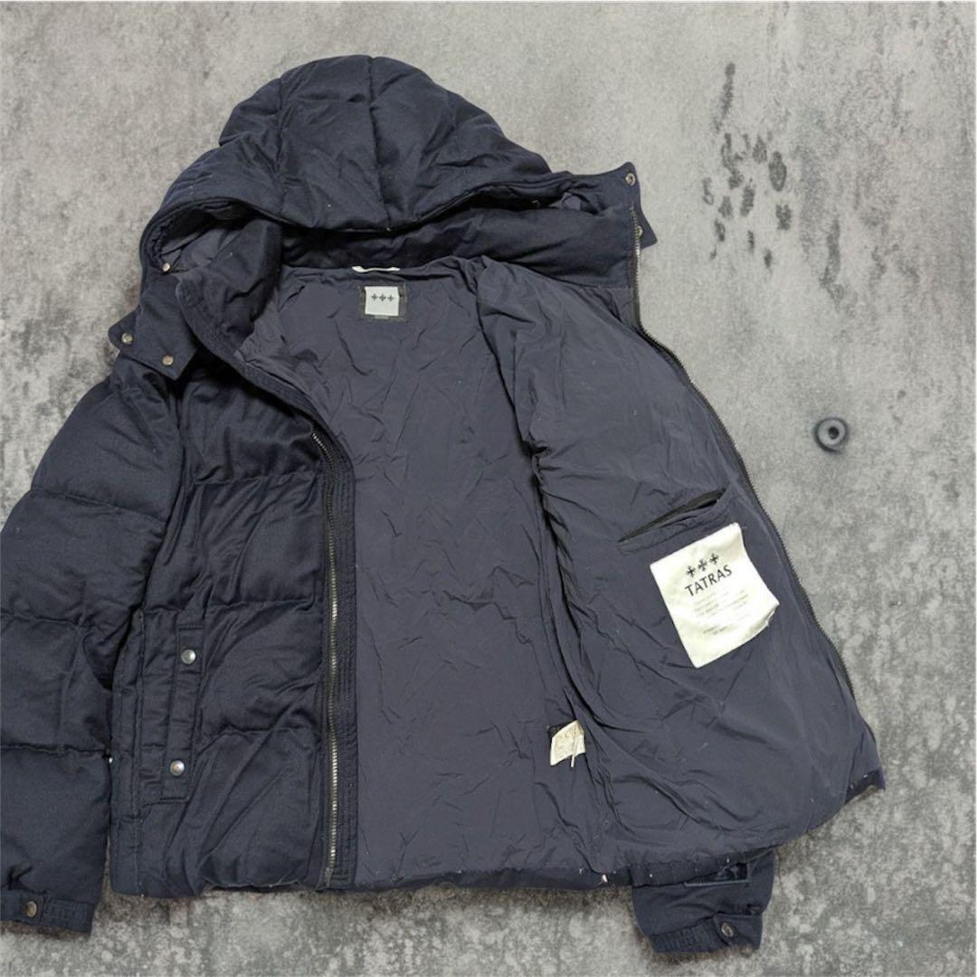 ジャケット・アウター TATRAS KRAZ Cashmere Blend Down Black