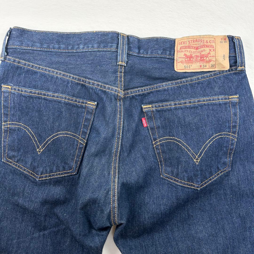 b1247✨美品✨【Levi's】08501　メキシコ製　木村拓哉　濃紺　W34