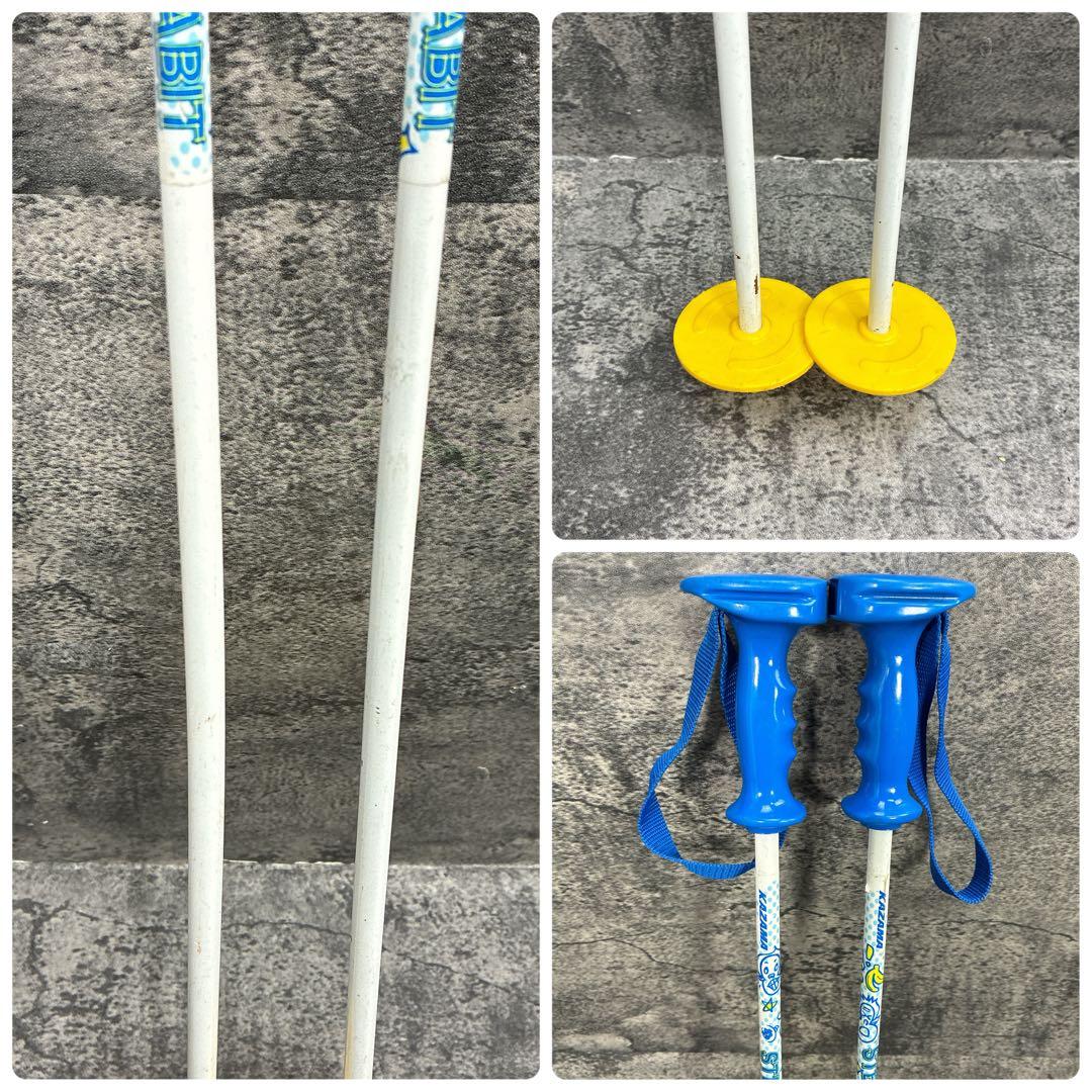 KAZAMA Jr. スキーセット 100cm 72cm 21cm イエロー