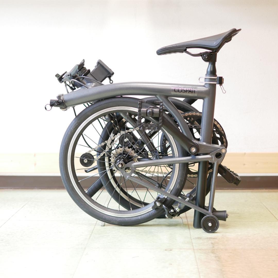 連休特売　COSPAII B5 折り畳み自転車 ブロンプトン風 7速化済