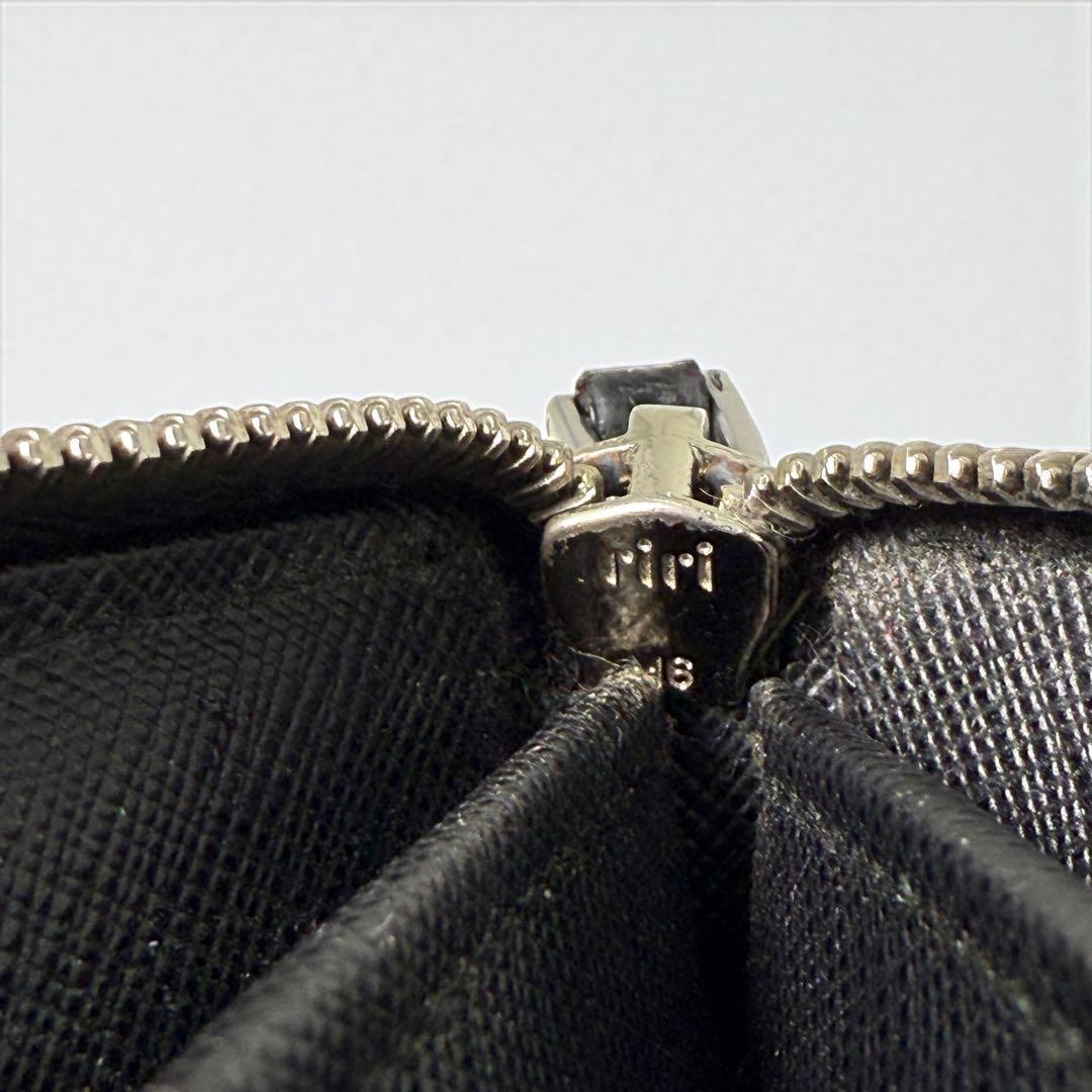 《美品》PRADA プラダ 長財布 ラウンドファスナー サフィアーノレザー