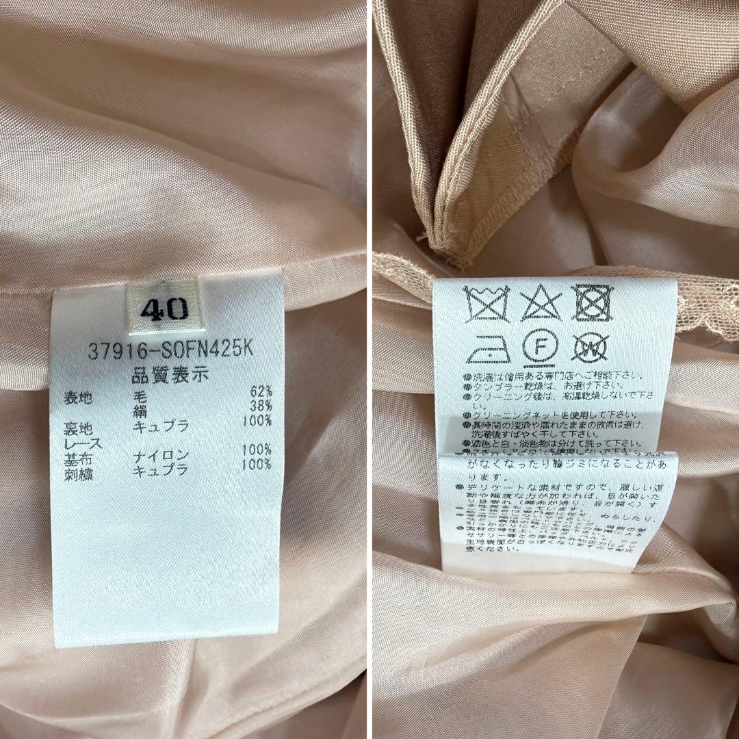 極美品✨15万 フォクシー ヴィンテージローズドレス ラウンドカラー 2way