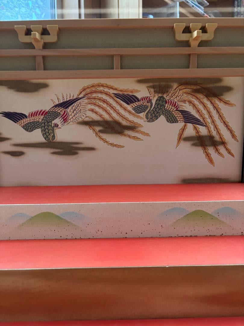 摩多呂雛人形 ガラスケース付き電気、オルゴール付き - メルカリ