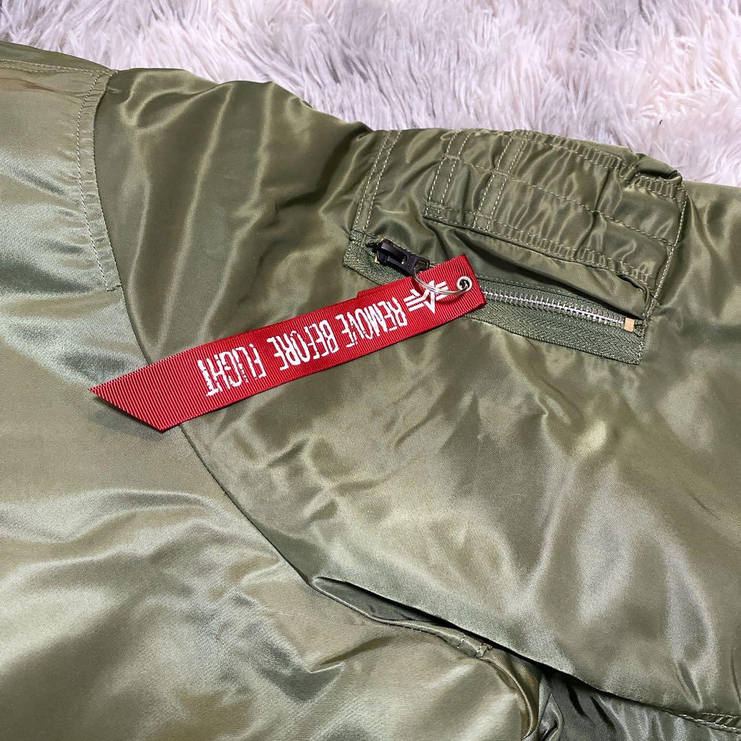 キングサイズ5L ALPHA ma-1フライトジャケット　ビックサイズ