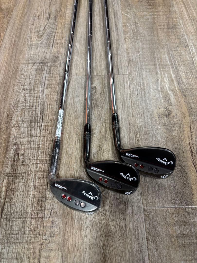 最終大人気キャロウェイ　ブラックウェッジ3本52度のみ新品未使用品保証書付