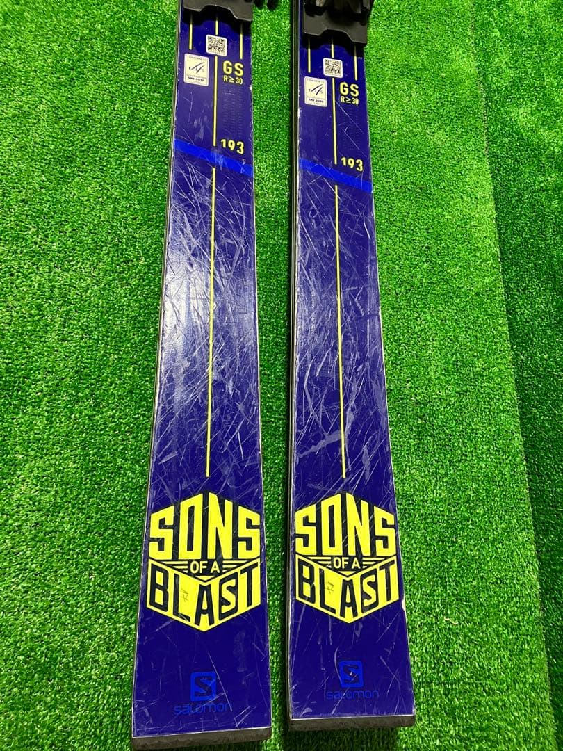 SALOMON S/RACE GS 193cm GS ビンディング難あり 現状品