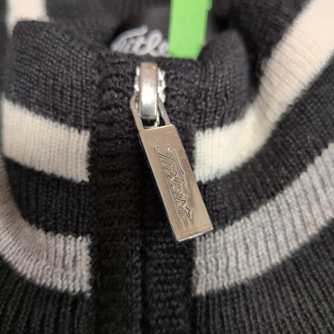 【未使用級】 タイトリスト ニット ジップブルゾン L　ゴルフ　セーター