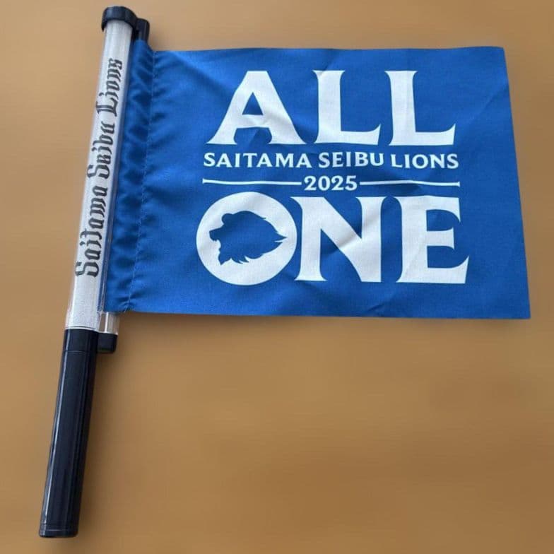 埼玉西武ライオンズ 応援フラッグ付きペンライト ALL ONE チーム