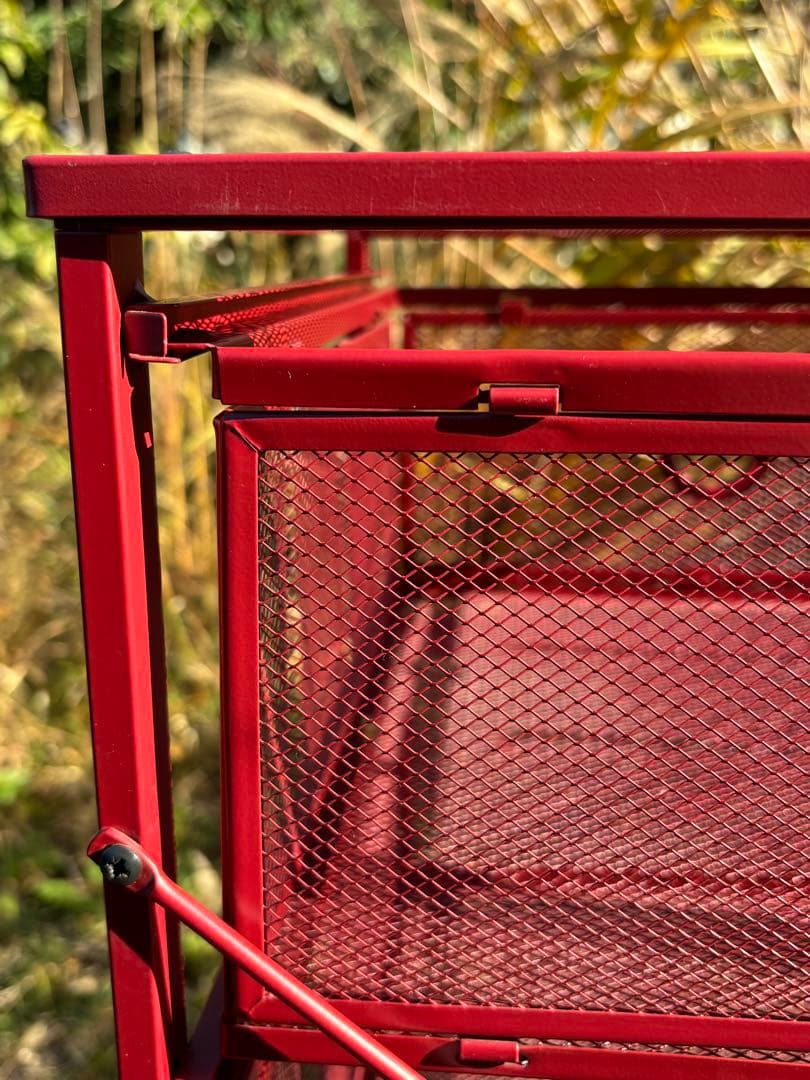 廃盤 稀少品 IKEA ANDY 赤 キッチンワゴン ポストモダン - メルカリ