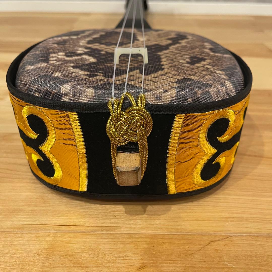 沖縄 三線 人工 蛇皮 初心者 美品 和楽器 民謡 入門 練習 ギター