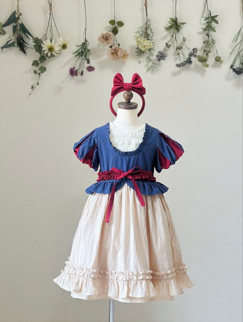 みぃNo.T501白雪姫ワンピースNo.H2503ブラウンチュチュスカート