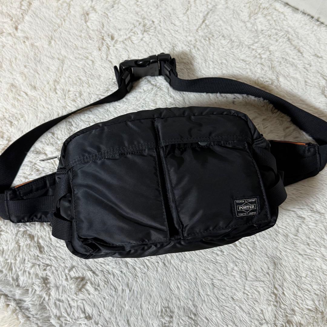 ⭐️未使用品⭐️　PORTER　TANKER　ボディバッグ　ウエストバッグ　ブラック