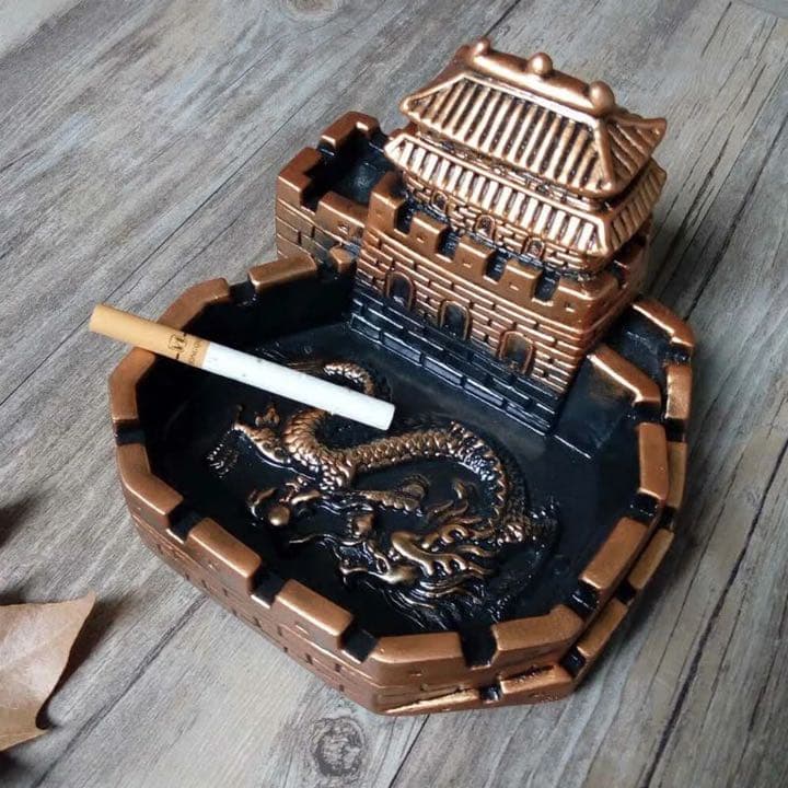 灰皿 おしゃれ灰皿 中華風灰皿 高級灰皿 万里長城