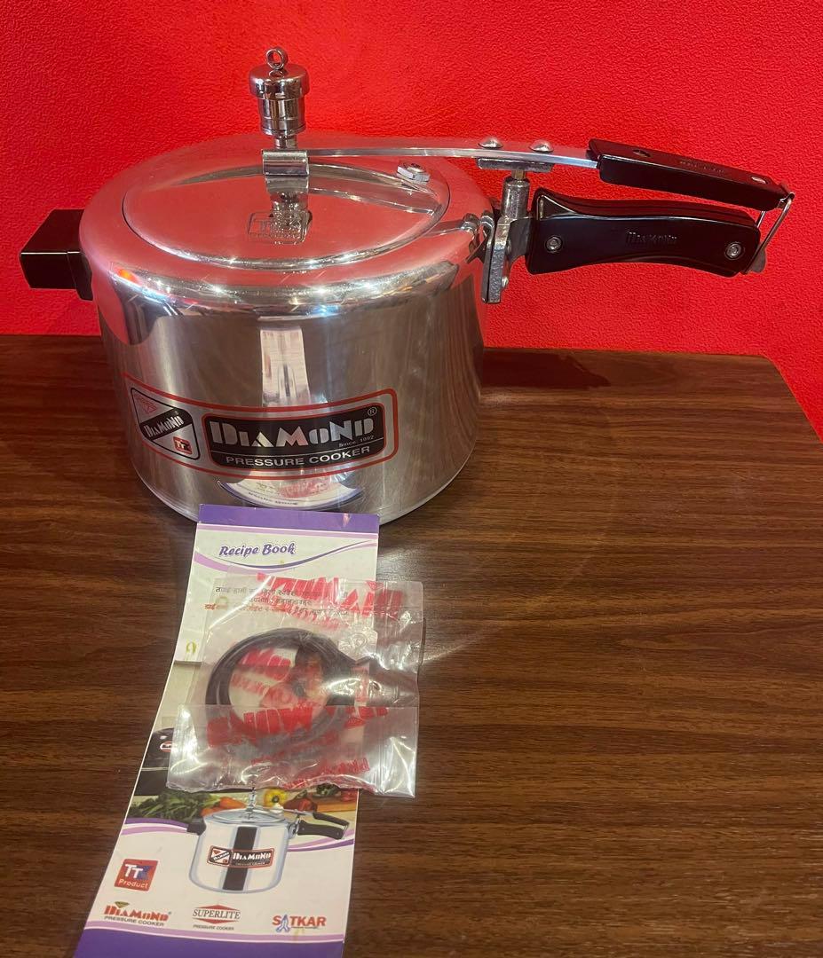 【ネパール製】DIAMOND 圧力鍋 ５L Pressure Cooker