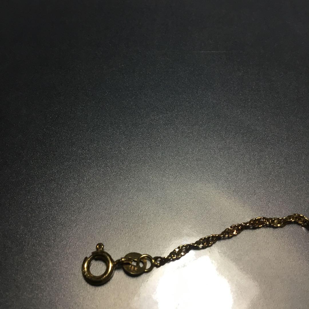 k18ゴールド ブレスレット ロブスタークラスプ 1、66g