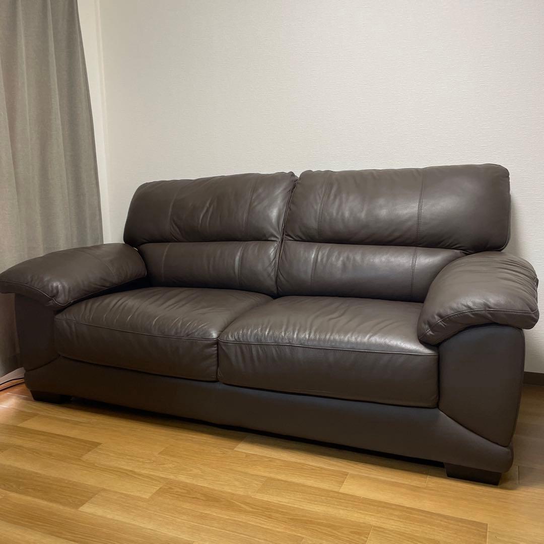 ワタリジャパン / HTL オットマン 総本革濃紺 ネイビー レザー