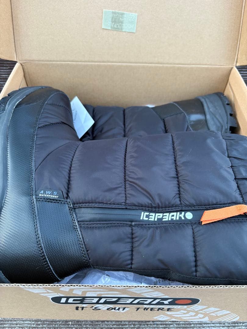 【新品未使用】ICEPEAK 28cm スノーブーツ AISSA MS ブラック